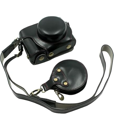 Amazon.co.jp: 完全保護 底開き PUレザー カメラケース Olympus Pen E