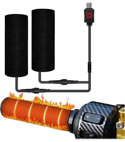 Amazon.co.jp: USBグリップヒーター【2024新しい】バイク