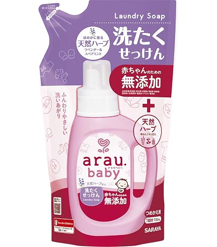 Amazon | アラウベビー 洗濯せっけん無香詰替720ml | arau.(アラウ