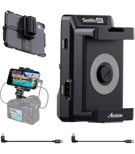 Amazon.co.jp: 【Accsoon 公式ストア】Accsoon SeeMo 4K カメラ to i