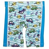ベビー 水着 男の子 海水パンツ ストレッチ スイムウェア ぴったり ベビー水着 くるま柄 サックス 95