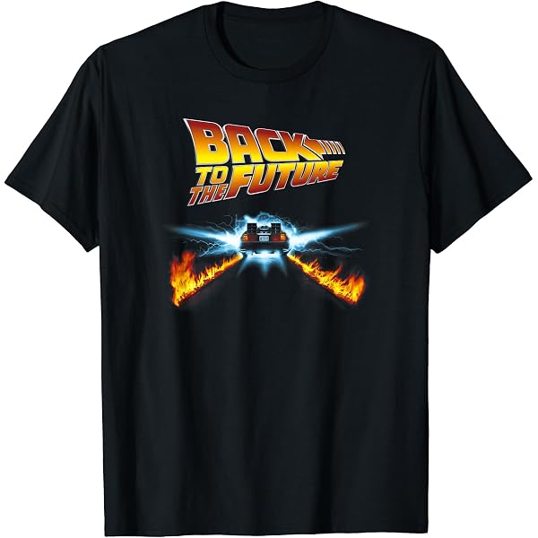 Amazon | バック・トゥ・ザ・フューチャー3 映画ポスター Tシャツ | T 