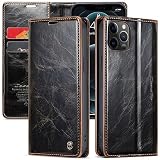 JDDLang iPhone 12 ケース 手帳型 iPhone 12pro カバー 手帳 アイフォン 12/12pro 財布型 携帯スマホケース 12pro レトロなビジネスタイプcase カード収納 スタンド機能 耐衝撃 全面保護人気 上質 気質 ギフト 対応iPhone 12/12pro 6.1インチ，ダークブラウン