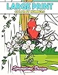 Large Print Adult Coloring Book Color by Number: Springtime Designs