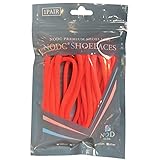 [NODC] O シューレース SHOELACES 靴紐 120cm 140cm 160cm オーバル 丸紐 無地 靴ひも 平紐 楕円 (140cm, ライトオレンジ)