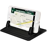 スマホホルダー シリコン製スマホ車載ホルダー GPS用クリップホルダー 滑り止め スマホスタンド 水洗い可 ダッシュボード/卓上など適用 iPhone・Android 各種スマートフォン インチまで多機種対応 ナビ用 車載ホルダー