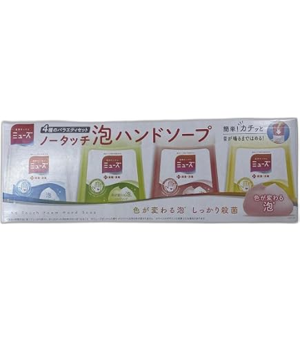 Amazon.co.jp: ミューズ ノータッチ 泡ハンドソープ 詰め替え 4種