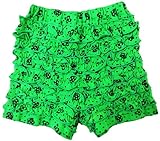 MIL DE BERRY きのこ総柄フリルパンツ 80cm グリーン[81] 天竺 X24047-31