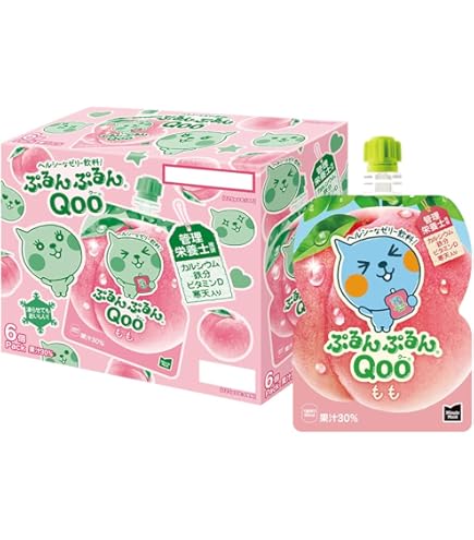 Amazon.co.jp: ぷるんぷるん Qoo ゼリー バラエティ 全5種各6個計30個