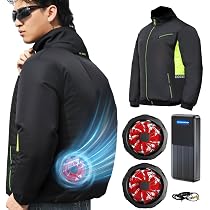 Amazon.co.jp: [櫻の萌] 空調作業服 ファンバッテリーセット 【2026超