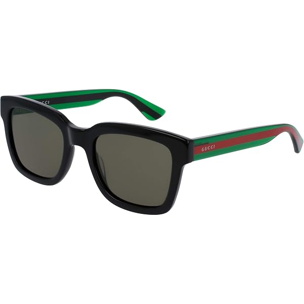 gucci black and green sunglasses