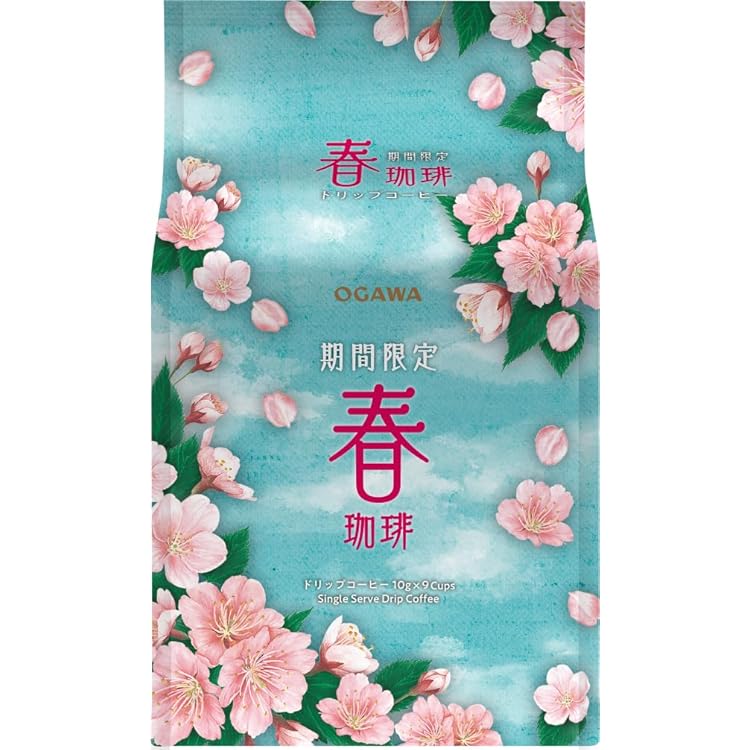 Amazon.co.jp: 小川珈琲 期間限定 春珈琲 粉 160g ×3個 : 食品・飲料・お酒