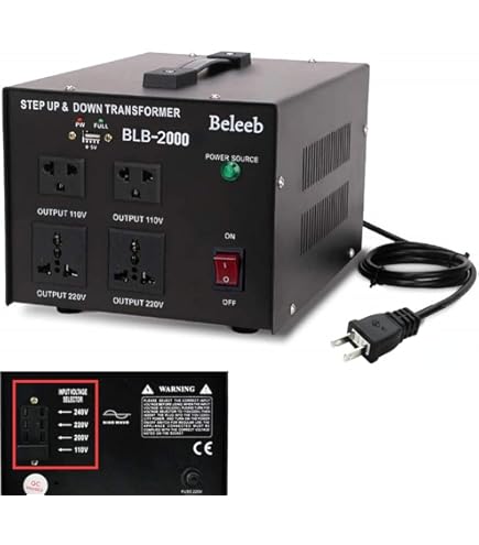 Amazon | [スワロー電機] PAL-2000IP 海外用 2000W 変圧器