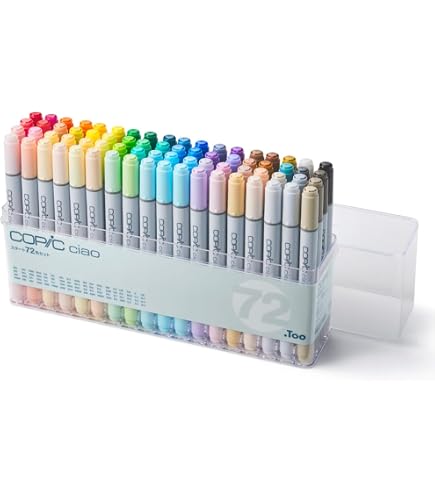 Amazon.co.jp: コピック(COPIC) Too コピック クラシック 72色セット A