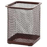 不二貿易 メッシュスクエアペンホルダー ブラウン 31916