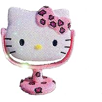 Amazon.co.jp: キラキラハローキティミラー 鏡デコレーション