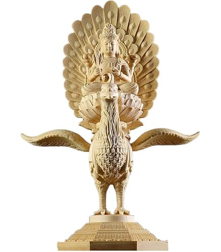 孔雀 14連 土台 リクウ TanaCOCORO[掌] 孔雀明王 - インテリア仏像のイスム