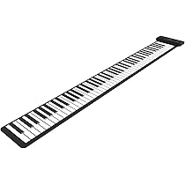 折りたたみキーボード　88key 電子ピアノ RiZKiZ 2つ折り電子キーボード 88鍵盤 折りたたみ 電子ピアノ