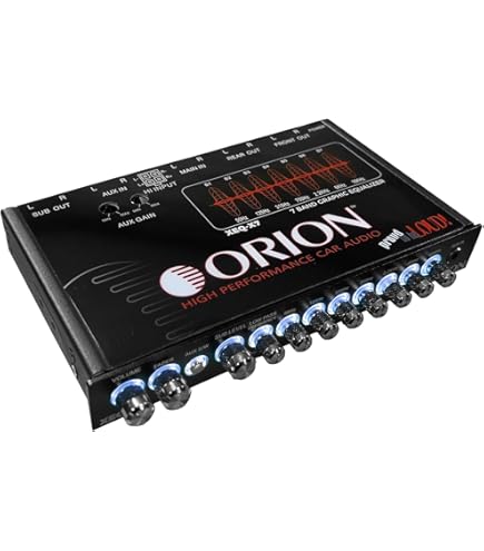 Clarion EQS755 7-Band Car Audio Graphic Equalizer with Front 3.5mm
