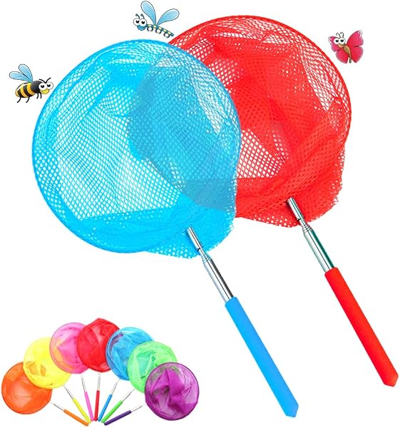 Insect Catching Net, 5-Stage Telescopic Lightweight, Insect Net, Butterfly Dragonfly, Insect Collection, Fish Catching Net, Amphibious, Compact, Insect Catching Net, For Kids, Toy, Outdoor Tool - 1