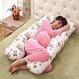 妊娠枕Uシェイプマタニティとボディ枕for Sleeping 9 ft Large U枕として使用A妊娠サポート授乳Side Sleepingクッション 140 * 80cm 01256