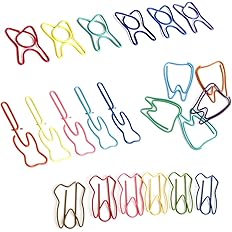 Amazon Co Jp Moin Moin 歯 クリップ 30g 30 40個 セット 歯牙 モチーフ しおり ゼムクリップ 可愛い アソート カラフル ケース入 大容量 歯医者 歯科 キバ 2107clp3 文房具 オフィス用品