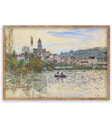 Amazon.co.jp: 絵画 版画 ブーリエ 額付き 『朝の港