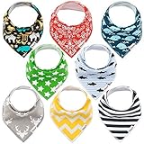 Baby Bandana Drool Bibs for Boys and Girls Soft Highly Absorbent Comfortable Hypoallergenic 100% Org