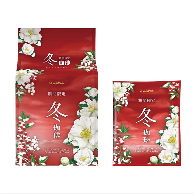 Amazon.co.jp: 小川珈琲 期間限定 春珈琲ドリップコーヒー 9杯分 ×3個