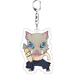 鬼滅の刃 アクリルキーホルダー 炭治郎/禰豆子/冨岡義勇/我妻善逸/伊之助 鬼滅の刃 きーホルダー 日常 コスチューム道…