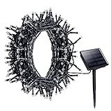 Litom Solar Outdoor 200 LED String Lights 72.18 ft Solar Decorative Power Light with 8 Working Modes
