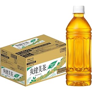 コカ・コーラ 爽健美茶 ラベルレス 500ml ×24本