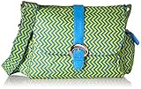 Kalencom Messenger Buckle Diaper Bag, Wiggly Stripes Beach by Kalencom