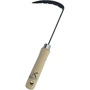 【右手用】草取りカギカマ テレビで紹介された逸品!岩手県の熊谷鉄工所さんの製品