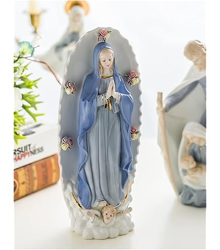 Amazon.co.jp: 超超美46.5cm✞無原罪の御宿り 胸に手を当てる聖母