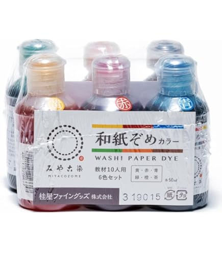 Amazon.co.jp: 和紙染めカラー 5色 Aセット 9ml : ホビー