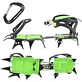 BRS 14本長い爪 アイゼン コンパクトスノースパイク 雪山 登山 トレッキング（BRS-S1A）