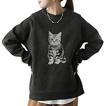 yukiemon コラージュ スエットプルオーバー Diary 3L 猫 yukiemon コラージュ スエットプルオーバー Diary 3L 猫