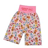 アンパンマン はらまき付き きゃらテコ 5分丈ステテコ パンツ ANPANMAN 100cm ピンク