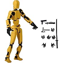 Amazon | PAVIKE ロボット玩具【組み立て必要】関節 可動 ポーズ変更