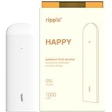 リップル Ver.2 吸うアロマ (イギリス直輸入/オーガニック/ヴィーガン) シーシャ 持ち運び ベイプ vape 電子タバコ ニコチン タール無し 使い捨て 禁煙グッズ (HAPPY (ハッピー))