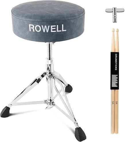 TAMA 1st Chair Ergo Rider Drumhocker Sitz (HTS7B): Ergonomischer Schlagzeug-Thron Für Rohre 19,1–25,4 Mm