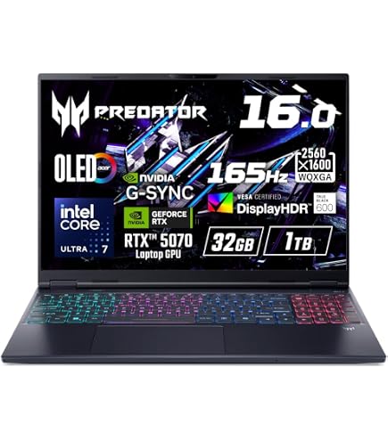Amazon.co.jp: Acer Predator Helios 18 AI ゲーミングノートパソコン