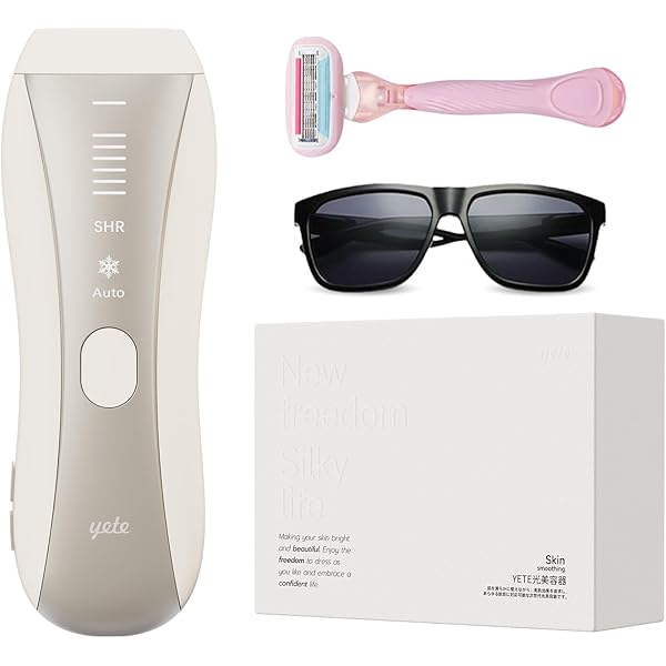 Amazon | YETE 脱毛器 サファイア冷感 家庭用光脱毛器 VIO対応 男女