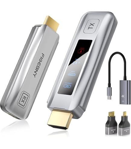 Amazon.co.jp: ワイヤレス HDMI 送受信機セット 4K 1080P 30m伝送 遅延