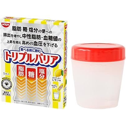 日清　トリプルバリア　レモン味　５本入り　180本セット トリプルバリア 甘さすっきりレモン味 5本入 | 日清食品グループ