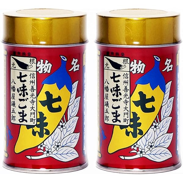 Amazon | 八幡屋礒五郎 七味ごま 袋入 60g (6個) | 八幡屋礒