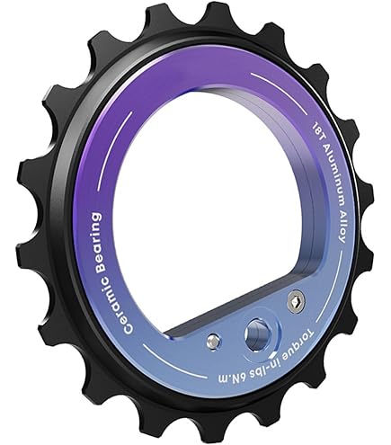 Amazon.co.jp: 18T 中空偏心ビッグプーリー 自転車用 18T ガイド