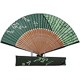 【舞扇堂】高級扇子・新・喜多野（男性向き・桐箱入りギフトセット）