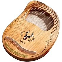 木製 19弦ハープ 本体 Amazon.co.jp: ハープ Lyre Harp 19弦木製楽器弦楽箱ポータブル